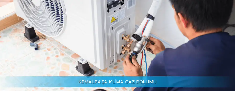 Kemalpaşa İlçemi Midea Klima Gaz Dolumu